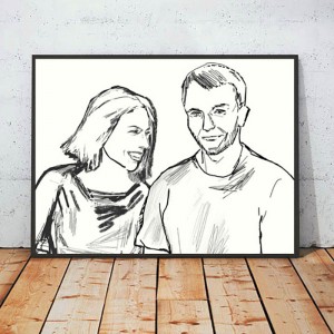 30 x 40 grafika biało czarna, pop art plakat, grafika skandynawski styl, biało czarny obraz,  plakat do loftu, minimalizm dekoracja na ścianę