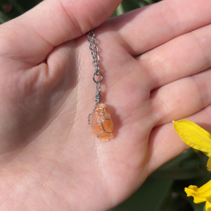 naszyjnik KARNEOL - kamień ODWAGI, siły i działania