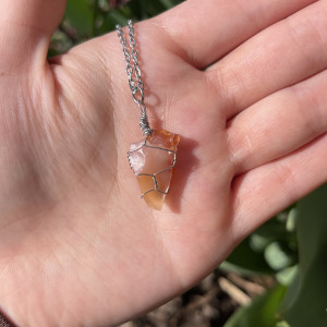 naszyjnik KARNEOL - kamień ODWAGI, siły i działania