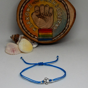 Bransoletka z psią łapka