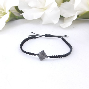 Bransoletka z sierścią pupila – pleciona