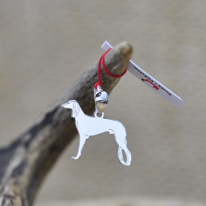 Saluki, Chart perski - wisiorek, srebro 925