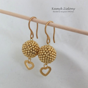 Kolczyki Starlight z serduszkami