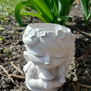 Doniczki z gipsu ceramicznego