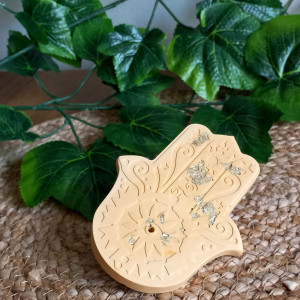 Hamsa reka Fatimy podstawka na kadzidelko