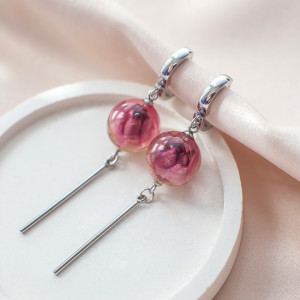 Kolczyki z helichrysumom