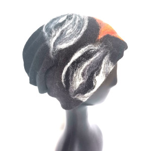 Czapka wełniana czarna