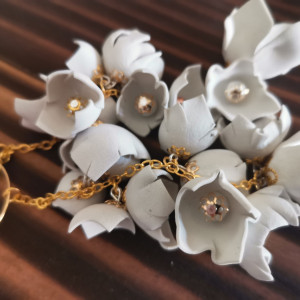 Kolczyki  ślubne leciutkie