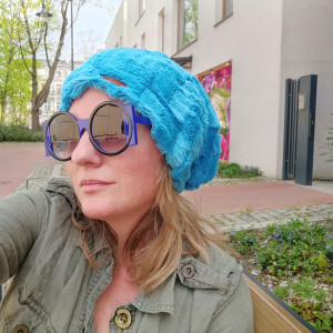 Futrzana  sztuczne futro czapka