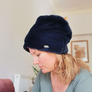 Futrzana  sztuczne futro czapka