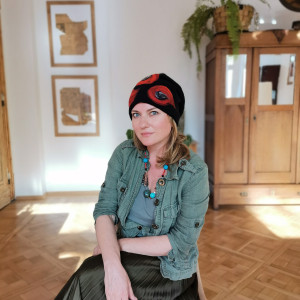 Czapka wełniana czarna