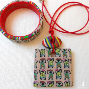 NAszyjnik - Wisior 3 afro