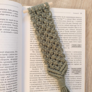Zakładka do książki - makrama