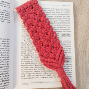 Zakładka do książki - makrama