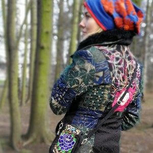 torebka damska haftowana etniczna orientalna na ramię