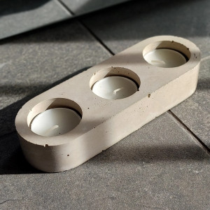 Świeczniki na tealighty z betonu MR handmade