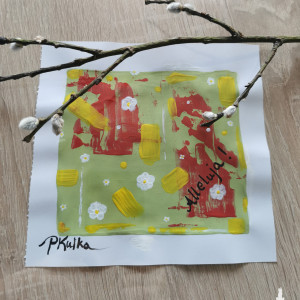 Ręcznie malowane kartki okolicznościowe