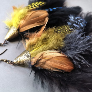 Kolczyki  boho lekkie