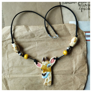 Naszyjnik żyrafa