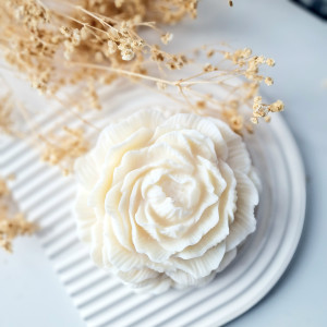 Świeca sojowa Peony - duża