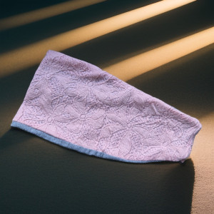 Opaska materiałowa koronka