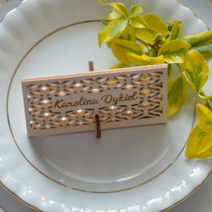 Winietki ślubne , Winietki ślubne na stół, Winietki ślubne na stół weselny