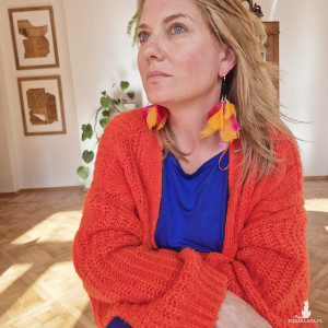 Kolczyk piora  lekkie