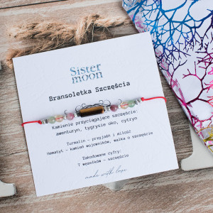 Czerwona bransoletka Szczęścia i Ochrony