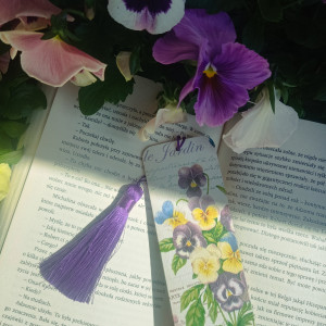 Zakładka do książki Bratki