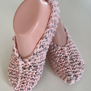 Kapcie bawełniane, roz. 36-37, handmade, homeoffice