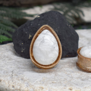 Tunele do uszu 25mm howlit / plugi, rozpychacze, tapery, tunele siodłowe #038