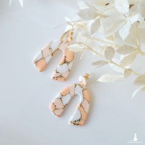 kolczyki wiszące, sztyft