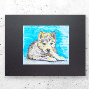 pies plakat 30x40, retro plakaty A3, plakat z psem, szczeniak plakat, husky plakat, plakaty z psami, psy plakaty, zwierzęta plakaty do domu, posters 30x40