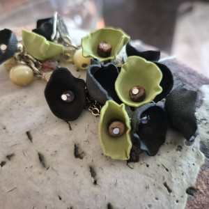 Kolczyk kwiaty lekkie