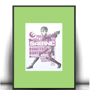 sabine plakat 21x30, mały plakat rebelianci star wars, gwiezdne wojny plakat A4, małe plakaty z filmów, fajne plakaty filmowe, poster a4, plakaty do małych ramek, plakaty dla nastolatków