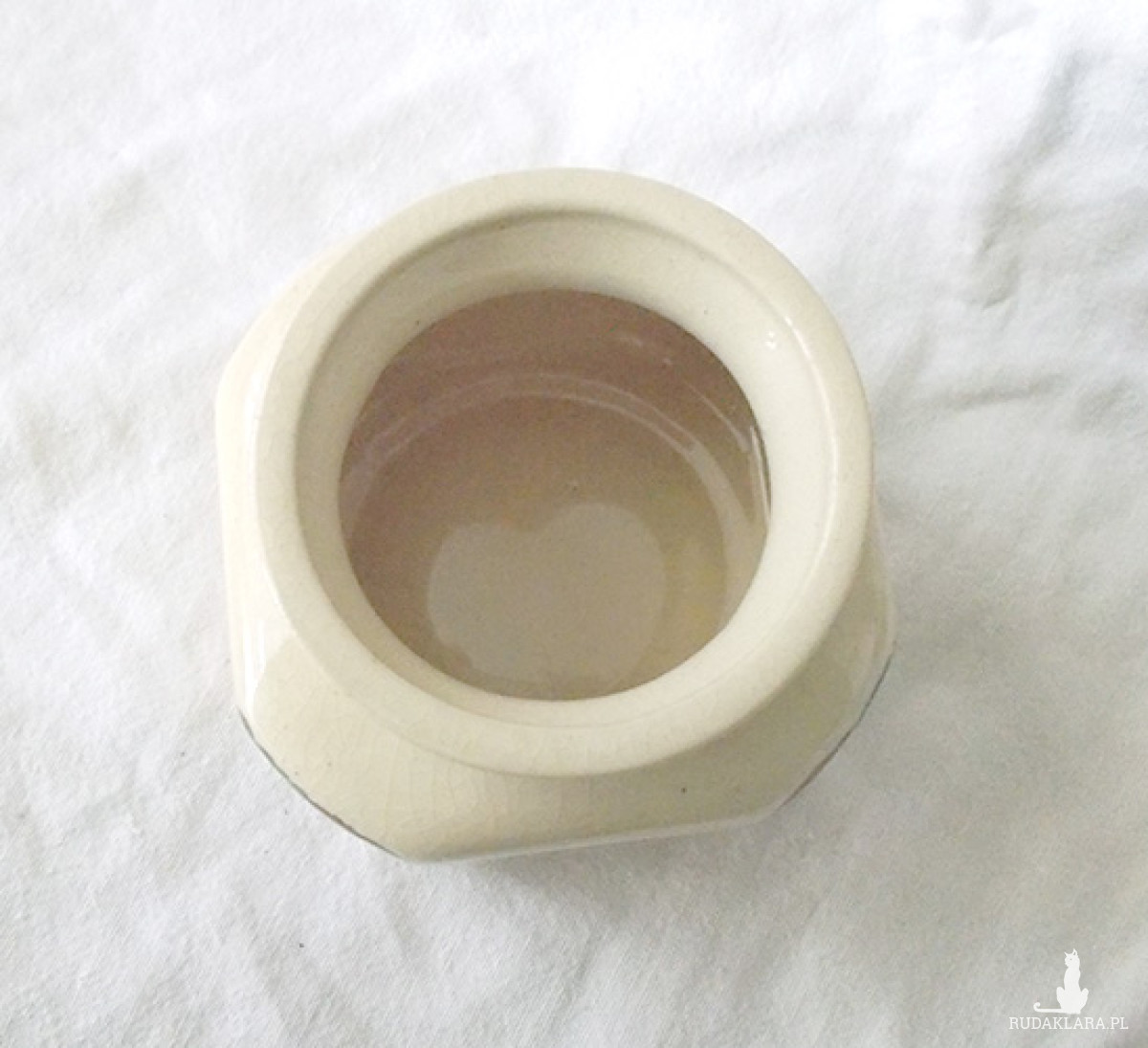 przyprawy pojemnik prl, ziele angielskie pojemnik z ceramiki, retro naczynie do kuchni, ceramiczne naczynie prl, vintage ceramika użytkowa, ceramika lata 80