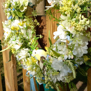 Wianek wiosenny ozdobny