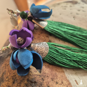 Klipsy kwiaty  fredzle