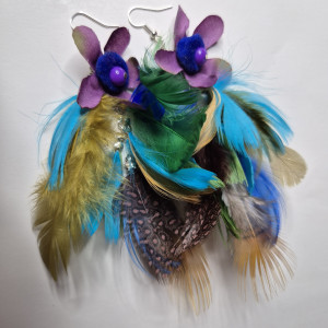 Kolczyk kwiaty lekkie