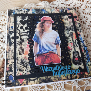 Kartka młodzieżowa /dziewczyna 7