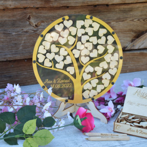 Księga gości księga weselna, Księga weselna w kszktalcie drzewa