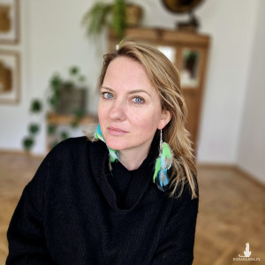 Kolczyki  piora   lekkie długie