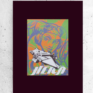 nowy plakat A4, star wars plakaty, Hera plakat z gwiezdnych wojen, gwiezdne wojny plakat A4, filmowe plakaty, plakat do młodzieżowego pokoju, fajne plakaty do domu, nowoczesne plakaty 21x30,