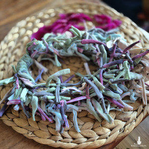 Naszyjnik dzianina super obfity