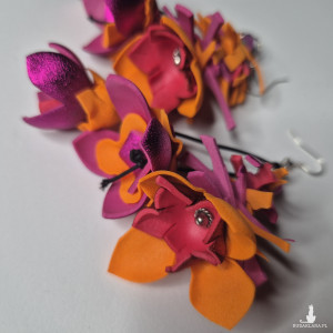 Kolczyki  kwiaty  lekkie