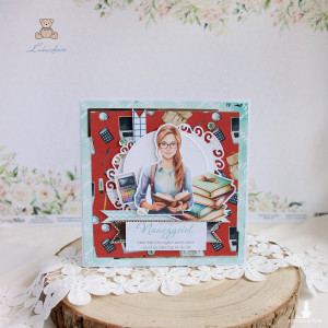 Kartka Zakończenie Roku Szkolnego, prezent, upominek dla nauczyciela 10 GOTOWA