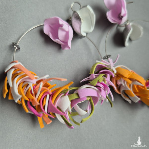 Kolczyki  kwiaty  lekkie