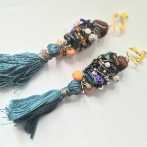 Klipsy długie chwosty