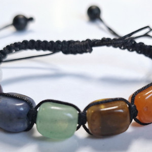 Bransoletka Kryształy Czakry Ochrona Energetyczna 🧿🪬