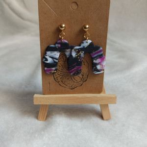 Kolczyki pofalowane podkowy